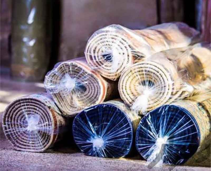 نحوه صحیح تا و لول کردن فرش2 نحوه صحیح تا و لول کردن فرش
